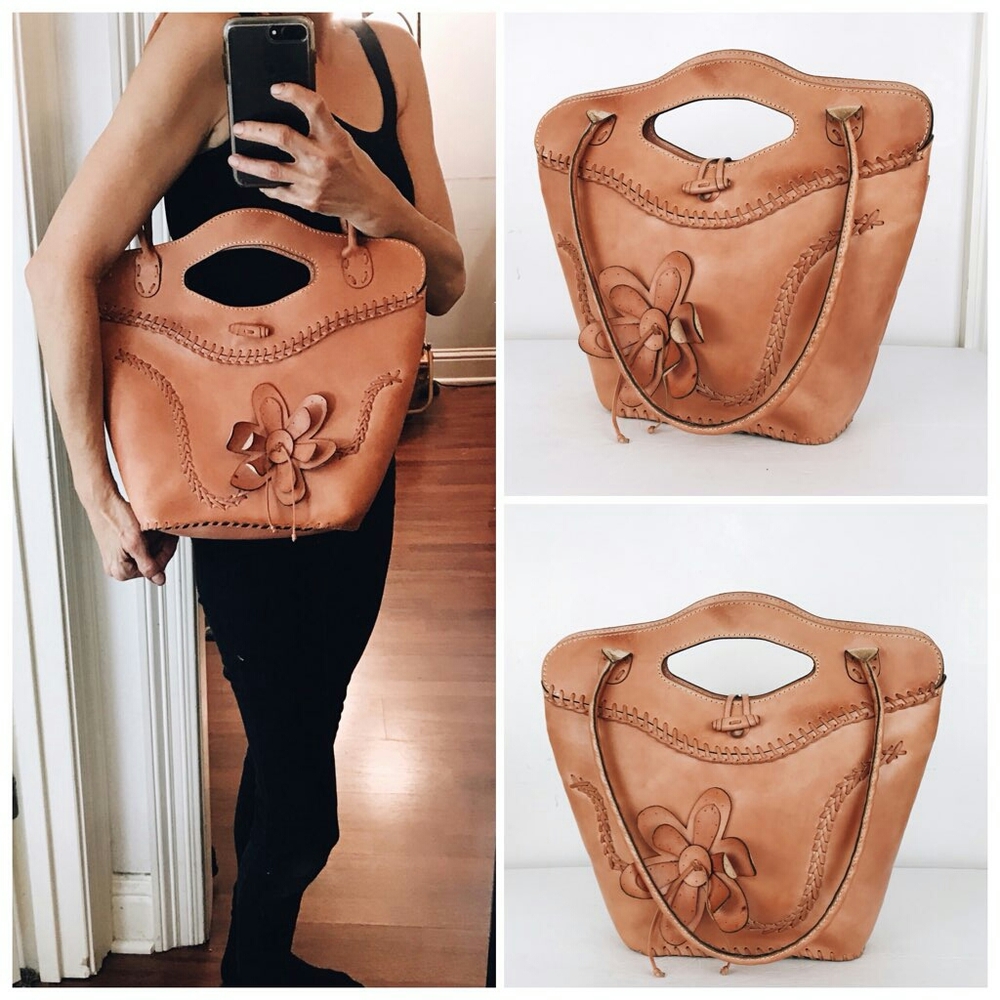 Patricia Nash Leather Shoulder Bag